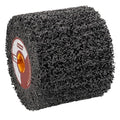 Abrasive Drawing Wheel Surface Conditioning Tool 40 Grit 120 x 100 x 19 mm Wire Drawing Polishing Burnishing Wheel for Wood Metal Surface Polishing 4.7"x 4"
