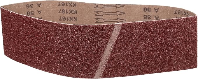 3 x 24 Inch Sanding Belt, 1 Pcs 36 Grit Knife Sharpener Belts Work Sharpening for Belt Sander Knife Carving Tool Metal Working