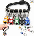 Bit Holder 1/4 inch Hex Shank Screwdriver Bits Holder Extension Bar Keychain Screw Adapter Drill Change Hand-held Screwdrivers Drill Bits Holder Portable (5PCS)