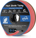 Heat Shrink Tubing 1/4 Inch, 3:1 Ratio Wires heat shrink tube, Dual Wall Adhesive-Lined Waterproof Shrink Wrap Tubing, 33FT Red Industrial and Marine Grade Heat Shrink Wrap
