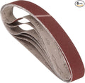 6 Pcs Sanding Belts 2 x 42 Inch 120 Grit Aluminum Oxide Abrasive Sandpaper for Belt Sander Metal Grinding Wood Working Weld Rust Removal