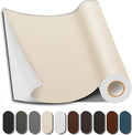 Shagoom Leather Repair Patch, 35X79 Inch Repair Patch Self Adhesive Waterproof, DIY Large Leather Patches for Couches, Furniture, Kitchen Cabinets, Wall （Beige, 35X79 Inch）