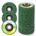10 Pack Strip Disc Stripping Wheel for Angle Grinder, Grinding Wheels Stripper Wheels for Removing Paint, Wood, Rust Welds, Oxides of Metal (4'' x 5/8'')