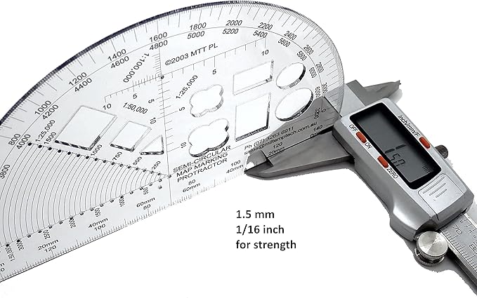 Map Marking Protractors