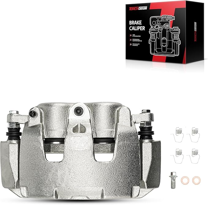 Torchbeam Front Brake Caliper Left for Dodge Ram 1500 2006-2008, Dodge Dakota 2005-2008, Mitsubishi Raider 2006-2009, Front Left Caliper Replace # 18B5009