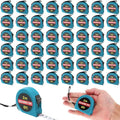 50 Pcs 6 FT Mini Tape Measure Retractable Bulk Small Measuring Tape Pocket Size Measurement Tool for Operation Christmas Items Party Favor Gifts Stuffers for Men(Lake Blue)