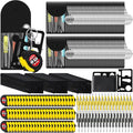 288 Pcs Mini Tape Screwdriver Keychain Set Christmas Men Gifts Bulk Adult Party Favors Multitool Pen Card Tool Measuring Keychains Stocking Christmas Stuffers for Men Dad (Yellow,Black)