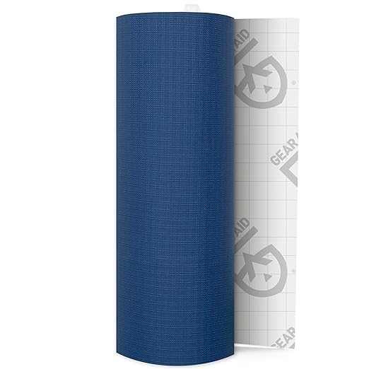 GEAR AID Tenacious Tape 3”x20” Fabric and Vinyl Gear Repair Tape, Quickly Fix Holes and Rips in Puffy Jackets, Rain and Snow Gear, Tents, Sleeping Bag and More, Blue, 1 Pack