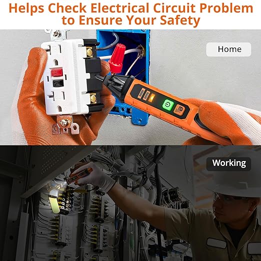 Proster Electrical Tools Set Non Contact Voltage Tester Pen Clamp Meter 6000 Count Electric Circuit Testing Device