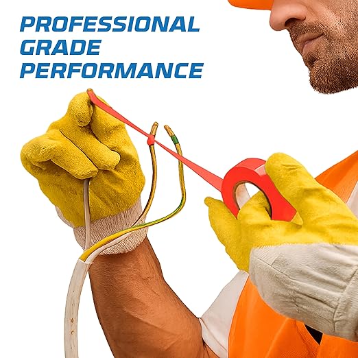 OHLECTRIC Professional Grade Vinyl Electrical Tape (20 Pack) Multicolored - 7 Mil Thick Flame-Retardant, Heat & Weather Resistant 3/4 Inch x 60 Feet | Ideal for Contractors & Electricians