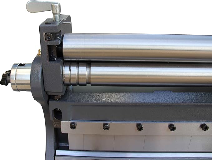 KAKA INDUSTRIAL Rolling Machine,12-inch, 3-In-1 Combination Shear Brake Roll Machine,20-Gauge Shear, 90° Press Brake|Shears and Slip Roll Machine for Shear Bending Rolling 3-IN-1/12