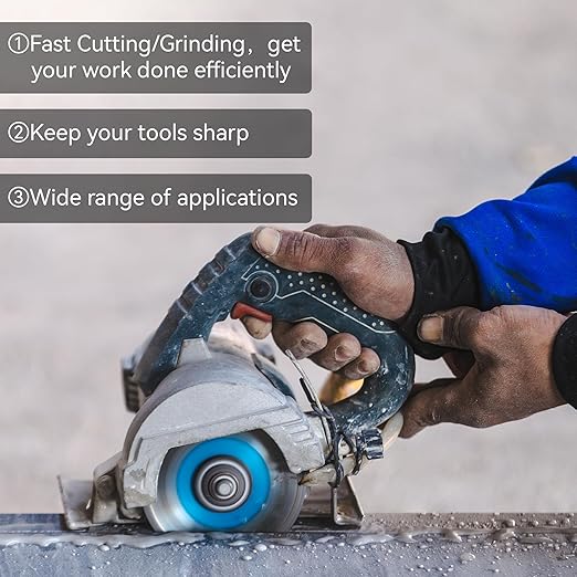 CBN Grinding Wheel 8 inch, CBN Grinding Wheel 320 grit, 5/8 Arbor, Suitable for All Kinds of 8 inch Bench Grinders, for Sharpening Quick Steel Tools Wood Turning Tools