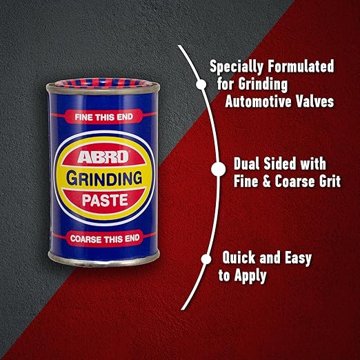 ABRO Grinding Paste, Industrial Strength, Specialized for Automotive Valve Grinding, Unique Can Design for Easy Grit Customization, Enables Smooth Spreading and Sanding, Quick to Apply Formula