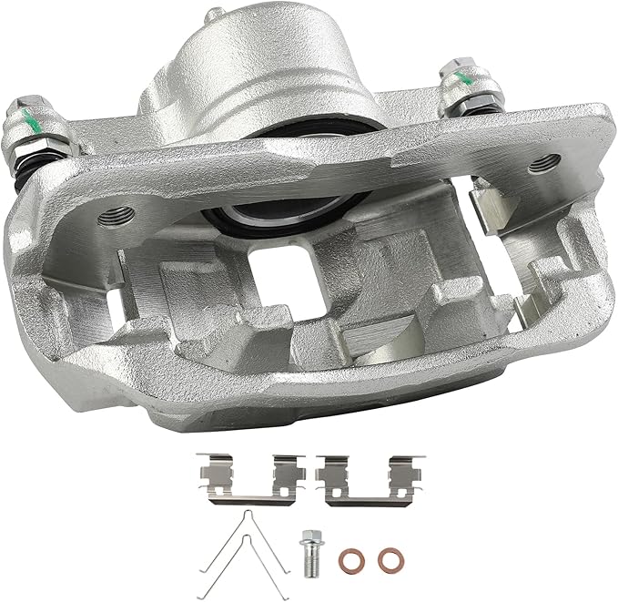 cciyu Front Right Brake Caliper Assembly w/Bracket 19B6039 2013-2015 For Acura For ILX,2012-2015 For Honda For Civic,2011-2015 For Honda For CR-Z,2009-2013 2015-2019 For Honda For Fit