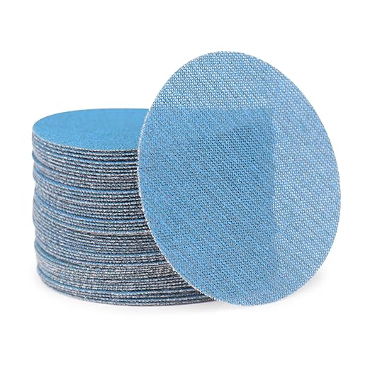 5 inch Sanding Discs 180 grit Mesh Disc Ceramic Abrasive Sandpaper Hook and Loop Orbital Sander Pads for Coating Removal,Body Repair, Auto Sanding 30 PCS