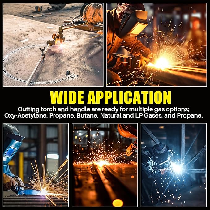 Victor Type Cutting Attachment Torch Handle Oxygen/Acetylene Cutting Welding Torch Heavy Duty