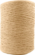 1.5mm x 3000 Feet Natural Jute Rope, Twine for Gardening Tomato Climbing Plant Tie Floristry Crafts Gift Wrapping Packing Decor