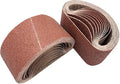 24 PCS 2-1/2 x 14 inch Abrasive Sanding Belts, 6 Each of 40 80 120 240 Grit Aluminum Oxide Sanding Belts for 2.5 x 14 inch Belt sander