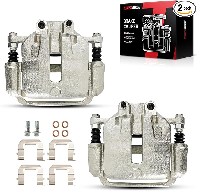 Torchbeam Front Brake Calipers Set for Chevrolet 2010-2017 Equinox, GMC 2010-2017 Terrain, Chevrolet 2014-2020 Impala, Front Left and Front Right Calipers Replace # 18B5270+18B5271