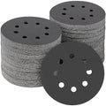 100PCS 5 inch Silicon Carbide Sanding Discs 2000 Grit, Wet Dry Orbital 5 Sander Hook and Loop Sandpaper Disc Ultra Fine Grit, Best for Metal,Automotive Precision Polishing