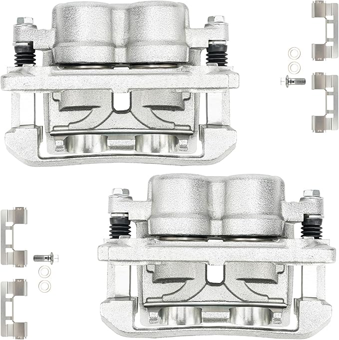 Torchbeam Front Brake Calipers Set for Ford F-150 2005-2008, Lincoln Mark LT 2006-2008, Front Left and Front Right Calipers Replace # 18B4974+18B4975