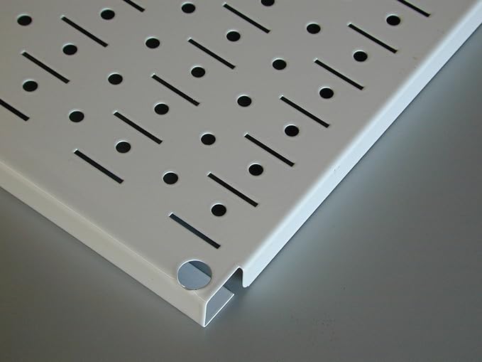 Wall Control Pegboard Organizer 4 ft. Metal Pegboard Standard Tool Storage Kit with Gray Toolboard and Blue Accessories