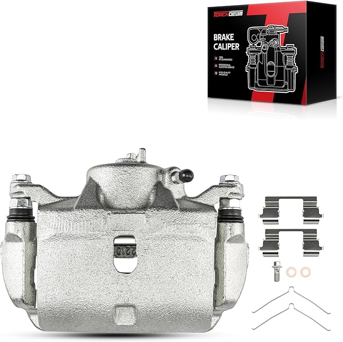 Torchbeam Front Brake Caliper Left for Honda Civic 2013-2021, Honda Accord 2003-2017, Acura ILX 2013-2015, Honda CR-Z 2016, Honda Fit 2013-2014, Front Left Caliper Replace # 19B2660
