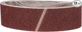 4 x 36 Inch Sanding Belt, 12 Pcs 40 Grit Knife Sharpener Belts Work Sharpening for Belt Sander Knife Carving Tool Metal Working