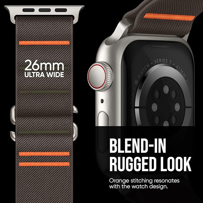Suitisbest Sport Bands Compatible with Apple Watch Ultra Band 49mm 46mm 45mm 44mm 42mm 38mm 40mm 41mm Men Women, Stretchy Nylon Sport Loop Strap with S-Hook for iWatch Series 10 Ultra SE 9 8 7 6 5 4 3