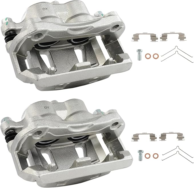 SCITOO Front Brake Calipers With Bracket 19B3106 19B3107 Compatible For Nissan For Quest 2004-2009 2011-2017