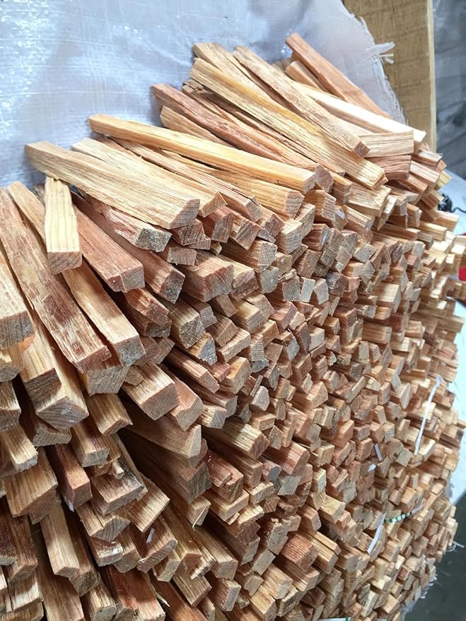 Eco-Stix Fatwood Fire Starter Kindling Firewood Sticks – 100% Organic – Firestarter for Wood Stoves, Fireplaces, Campfires, Bonfires, 50 Pounds