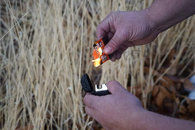 Phone Skope Pyro Putty: Single Use Waterproof Survival Fire Starter, 20 or 50 ct Foil Packs, Easy Tear, Easy Ignite, Fire Starters for Campfires
