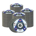 Sali 48 Pack Flap Disc 40 Grit 4.5" x 7/8-Inch Sanding Disc Bevel Type #29 Premium and Industrial Grade Angle Grinder Grinding Wheel High Performance Edge Grinding