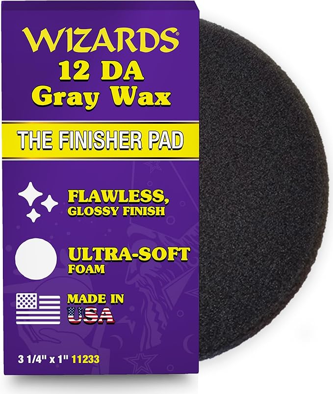 Wizards Buffing Pads (12 DA Gray Wax/Finishing Pad)