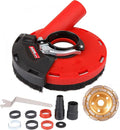 Aidelife Surface Grinding Dust Shroud for Angle Grinders 115mm/125mm+Diamond Grinding Cup Wheel 125mm
