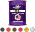 The Paracord Store | Type III 550 Paracord - 1000 FT Spool, Acid Purple | Heavy Duty 7 Strand Tactical Paracord - USA Made Nylon Outdoor Parachute Cord for Camping, Fishing & More - Survival Cord