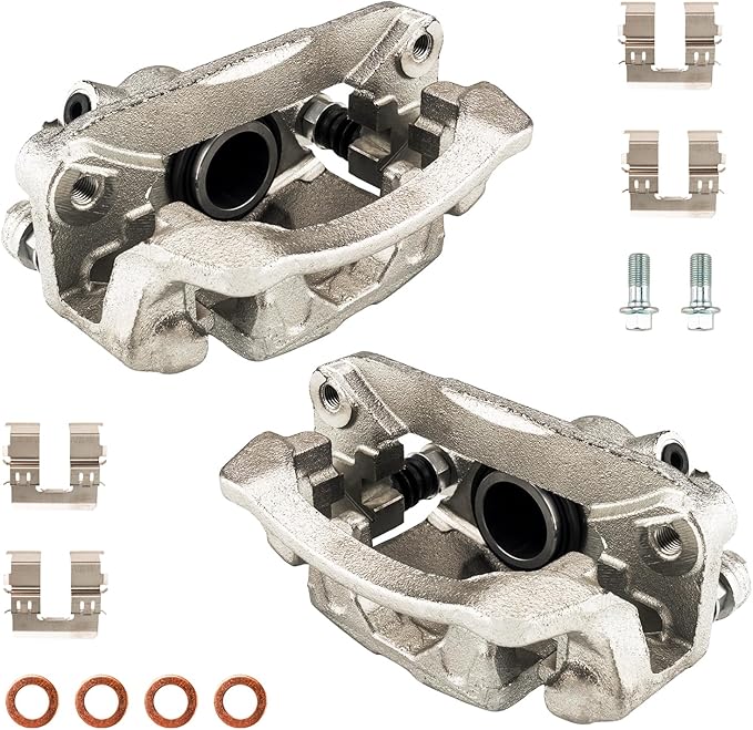 Torchbeam Rear Brake Calipers Set for Subaru 2009-2013 Forester, Subaru 2015-2021 WRX, Subaru 2008-2011 Impreza 2.5L, Rear Left and Rear Right Calipers Replace # 19B3425+19B3424
