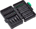Amazon Basics Impact Driver Bit Set, 33-Piece Screwdriver (Previously Denali brand)