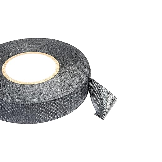 10-Roll Wire Harness Tape 3/4"×49' – Automotive Electrical Cloth Tape, Hand-Tear, No Residue