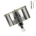 2-15/16inch | 75mm Diamond Hole Saw with Center Drill bit and Diamond-Coated Center Drill bit for Ceramic Glass Marble Fiberglass Granite and Porcelain Tiles by CENYB