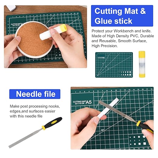3D Printer Tools Kit, 3D Printing Accessory with 55Pcs Includes Deburring Tool, Caliper, Art Knife Set, Tube Cutter, Storage Bag Suitable for 3D Print Removing, Cleaning
