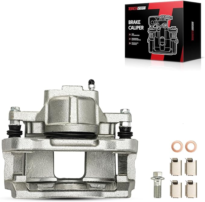 Torchbeam Front Brake Caliper for Jeep Wrangler 2013-2017, Dodge Grand Caravan 2013-2016, Chrysler Town & Country 2013-2016, Jeep Wrangler JK 2018, Front Left or Front Right Caliper Replace # 18B5485