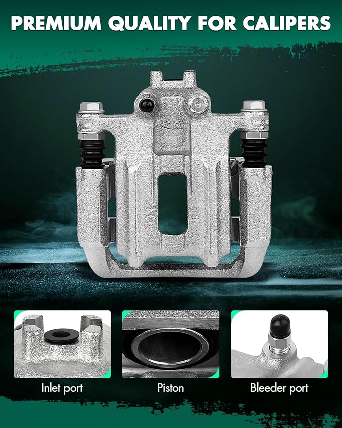 SCITOO Rear Left+Right Brake Calipers With Bracket 19B6886 19B6887 Compatible For Acura RDX 2013-2018 For Honda Crosstour 2012-2015 For Honda CR-V 2007-2016