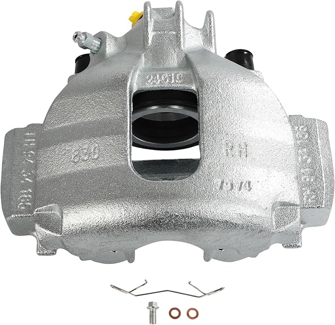 cciyu Front Right Brake Caliper Assembly w/Bracket 19B2591A 2001-2007 For Volvo For S60,1999-2006 For Volvo For S80,2001-2007 For Volvo For V70,2003-2007 For Volvo For XC70