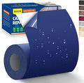 Self-Adhesive Canvas Repair Tape, 4" x 79" Waterproof Canvas Repair Patch, Fabric Patch Repairs Kit for Furniture, Tents, Sunbrellas, Boat Covers Awnings, Couches, Clothes, Bags Royal Blue