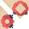 Aluminum Router Bit Corner Radius Template Jig Set - Precise Woodworking Tool for Creating Radius Edges - Easy-to-Use & Durable Templates for DIY Projects