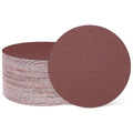 HARFINGTON 100 Pcs 6 Inch Sanding Disc 80 Grit Hook and Loop Sandpaper Random Orbital Sander Pads for Woodworking Automotive Metal Polishing