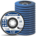 14 Pack of Flap Discs 4 1/2 for Angle Grinder Grit 80 Type 29 Zirconia Grinding Wheel for Wood Metal Sanding