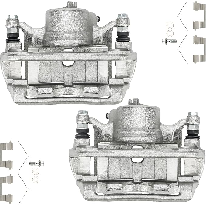 Torchbeam Front Brake Calipers Set for Honda Civic 2013-2021, Honda Accord 2003-2017, Acura ILX 2013-2015, Honda CR-Z 2016, Honda Fit, Front Left and Front Right Calipers Replace # 19B2660+19B2661