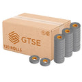 GTSE Gray Electrical Tape, 120 Rolls Bulk Box – Waterproof, Industrial Grade Vinyl, 3/4 in x 66ft– Strong Self-Adhesive Grey PVC Electric Tape for Wire Insulation, 7 Mil, 600V – UL/CSA Listed